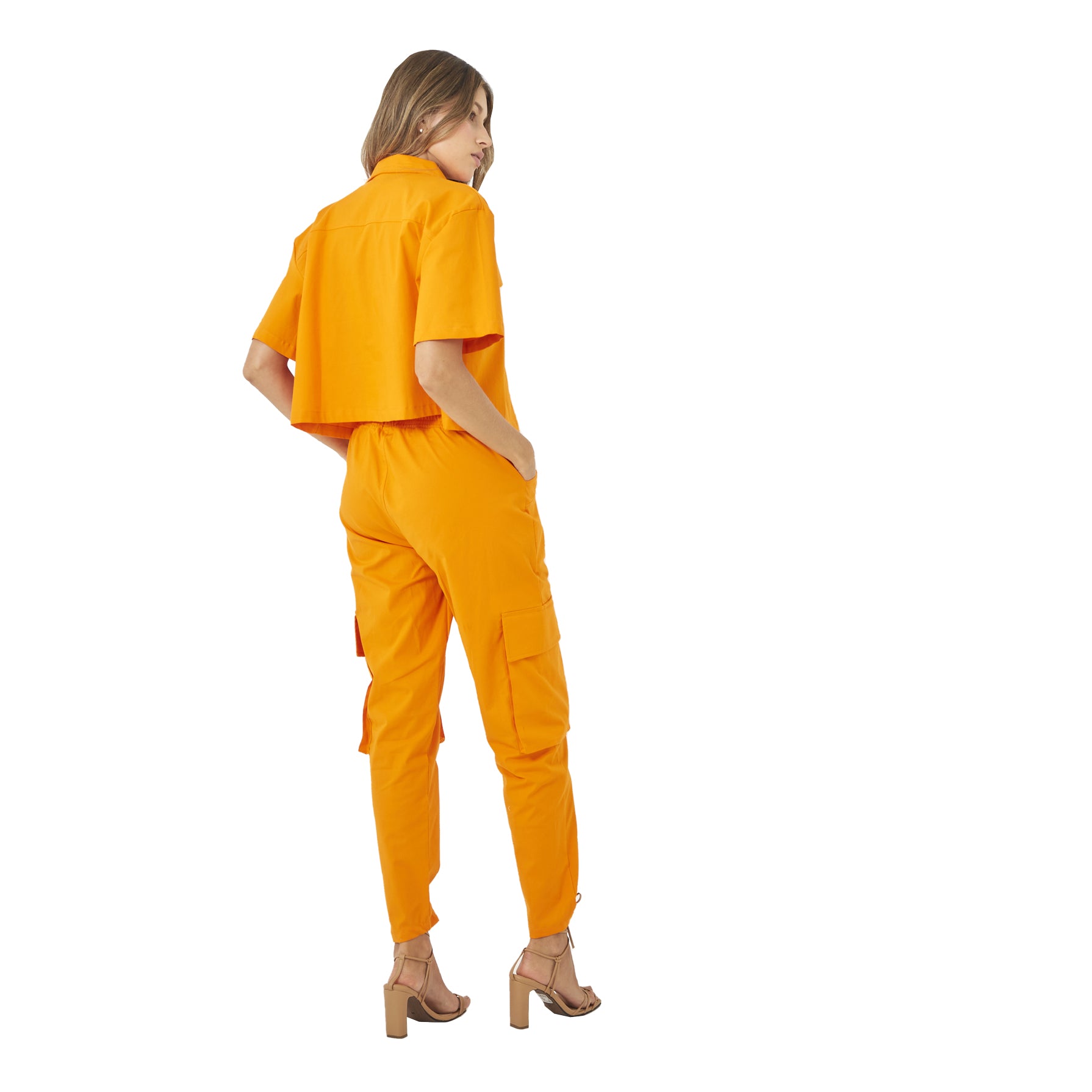 Pantalon sand Naranja